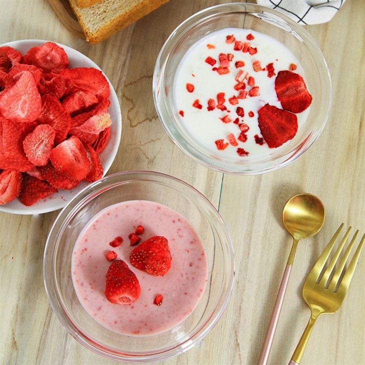 Dried Strawberries And Bananas
